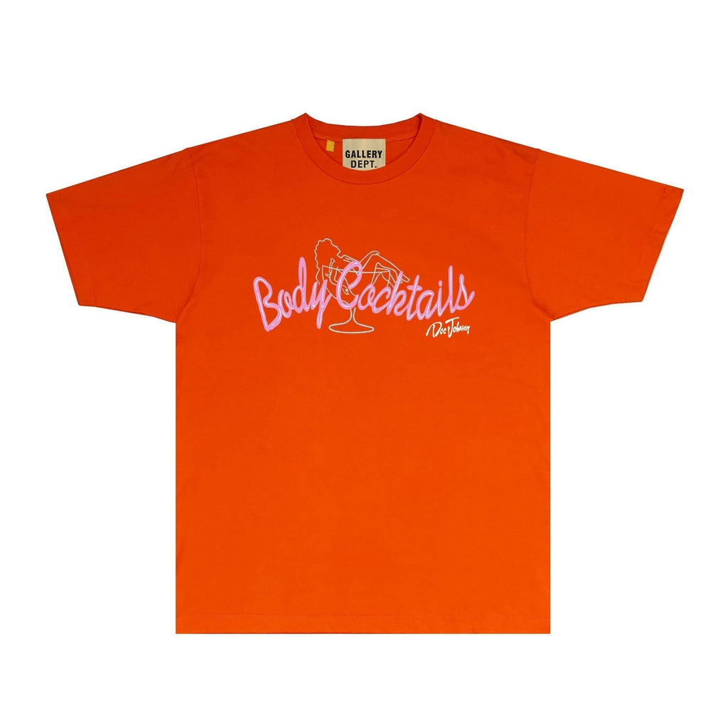 Gallery Dept T Shirt Retro Printed Loose Short-Sleeved Shirt (part2)