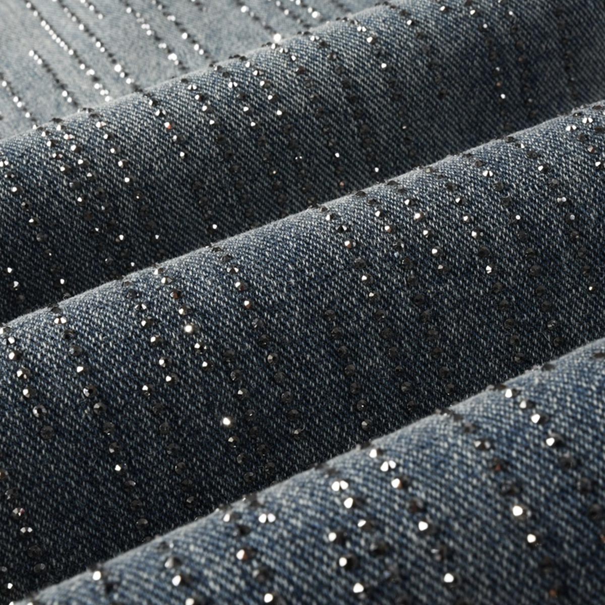 Mens trendy purple jeans, 100% cotton Jeans Rhinestones #9140
