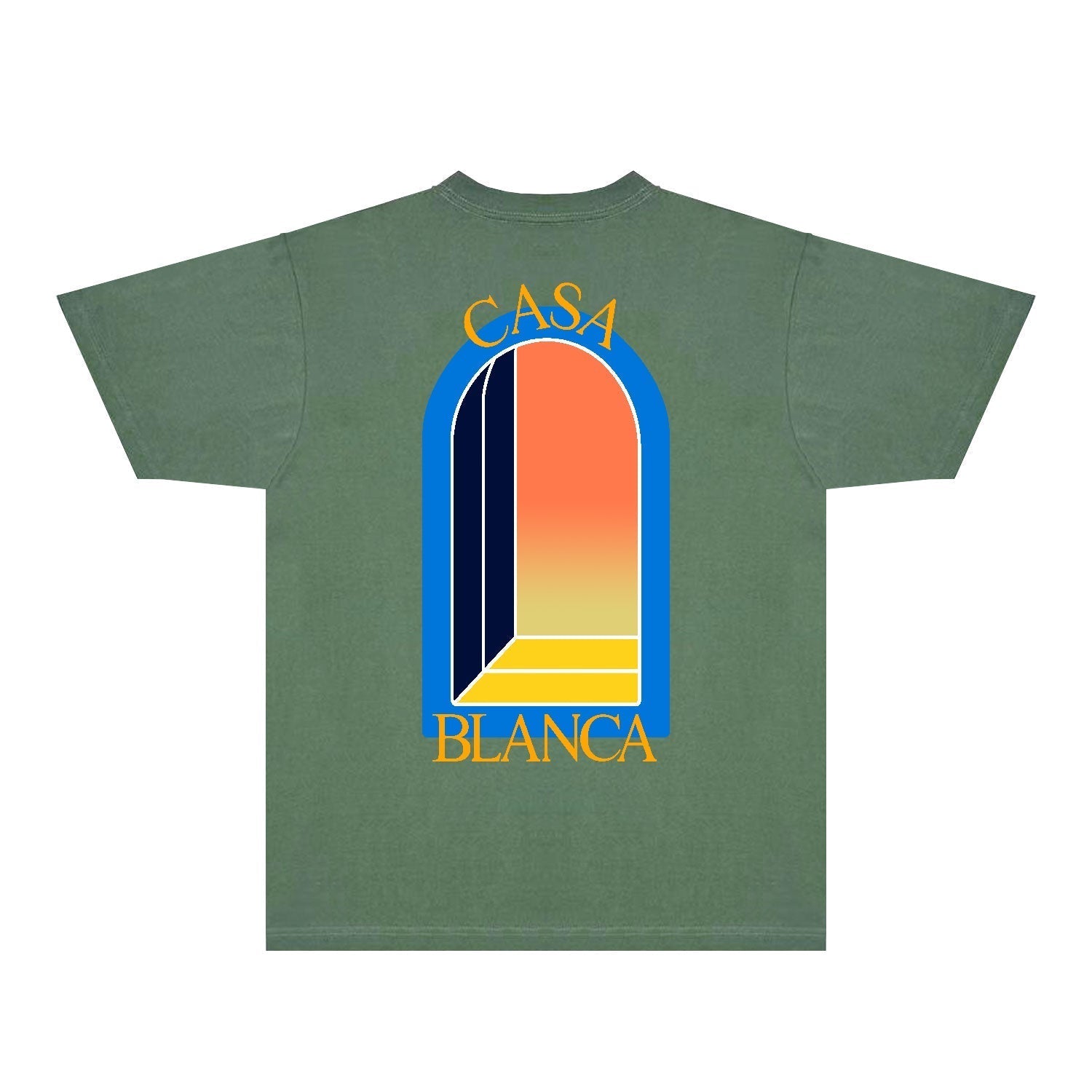 Casablanca T Shirts Fashion Print Street