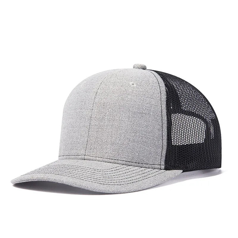 Trendy flat brimmed snapback hats breathable