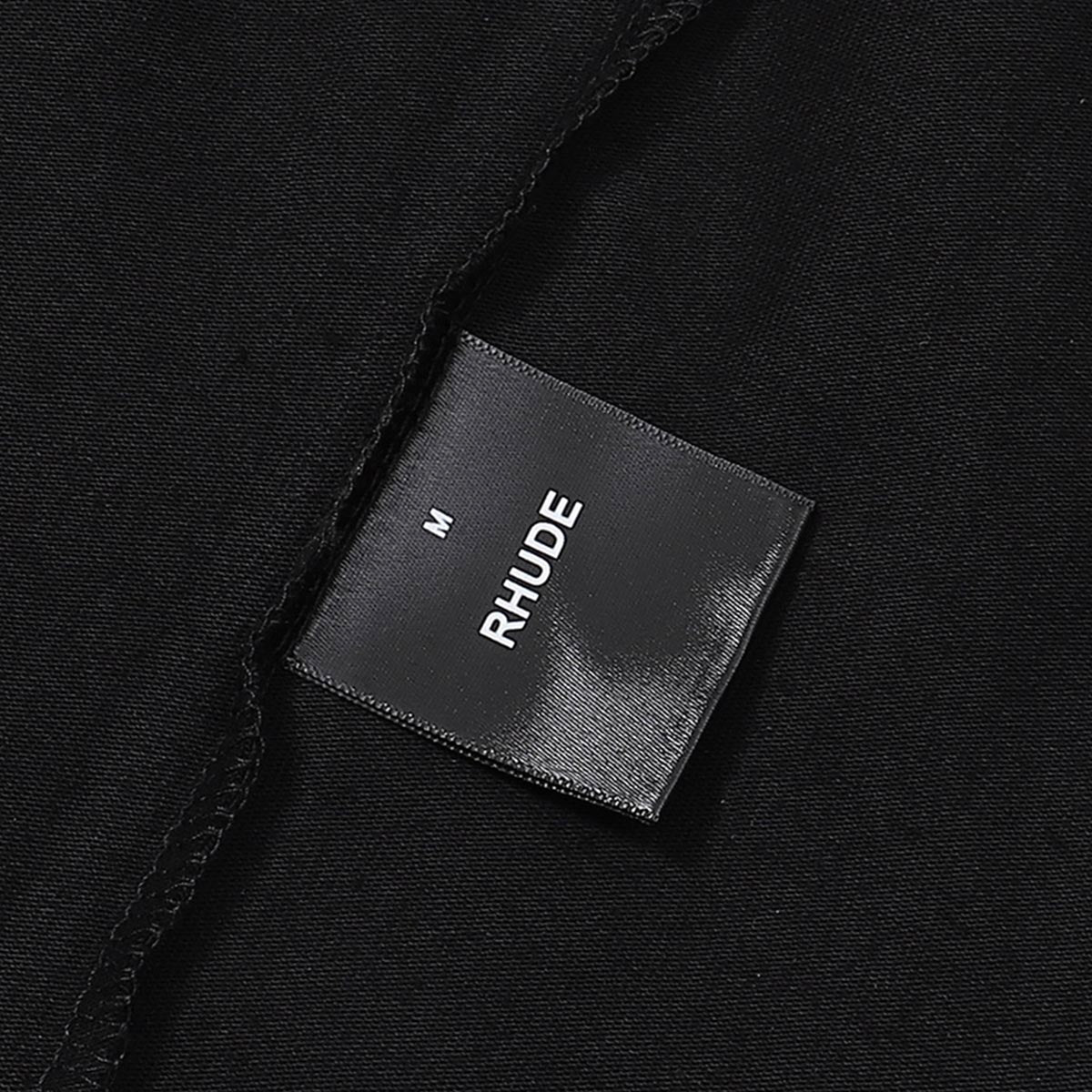 Rhude T Shirts Racing Tire Change Scene Printed Cotton Casual Short Sleeves Men and Women