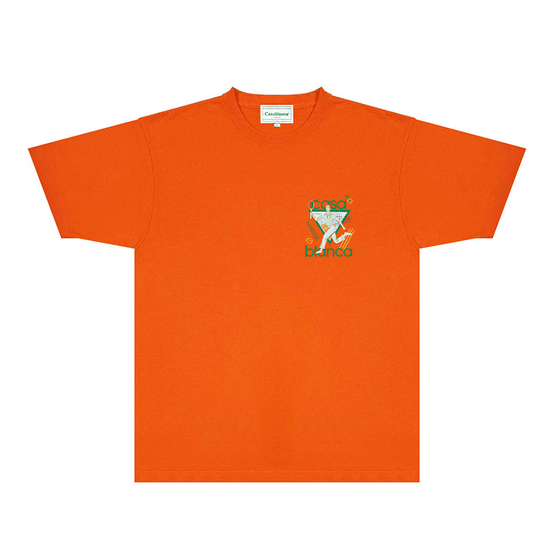 Casablanca T Shirts Fashion Print Street