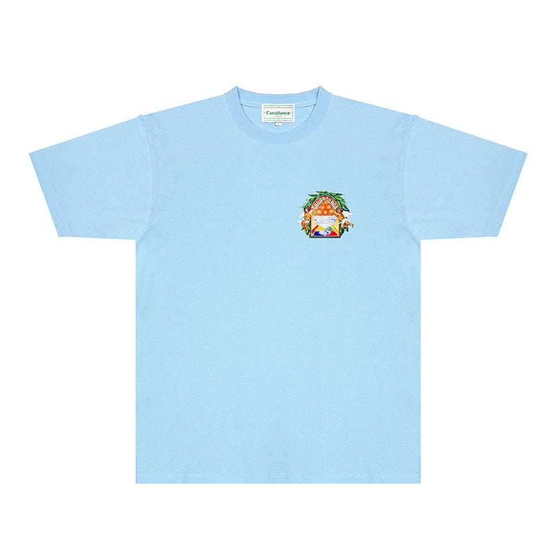 Casablanca T Shirts Fashion Print Street