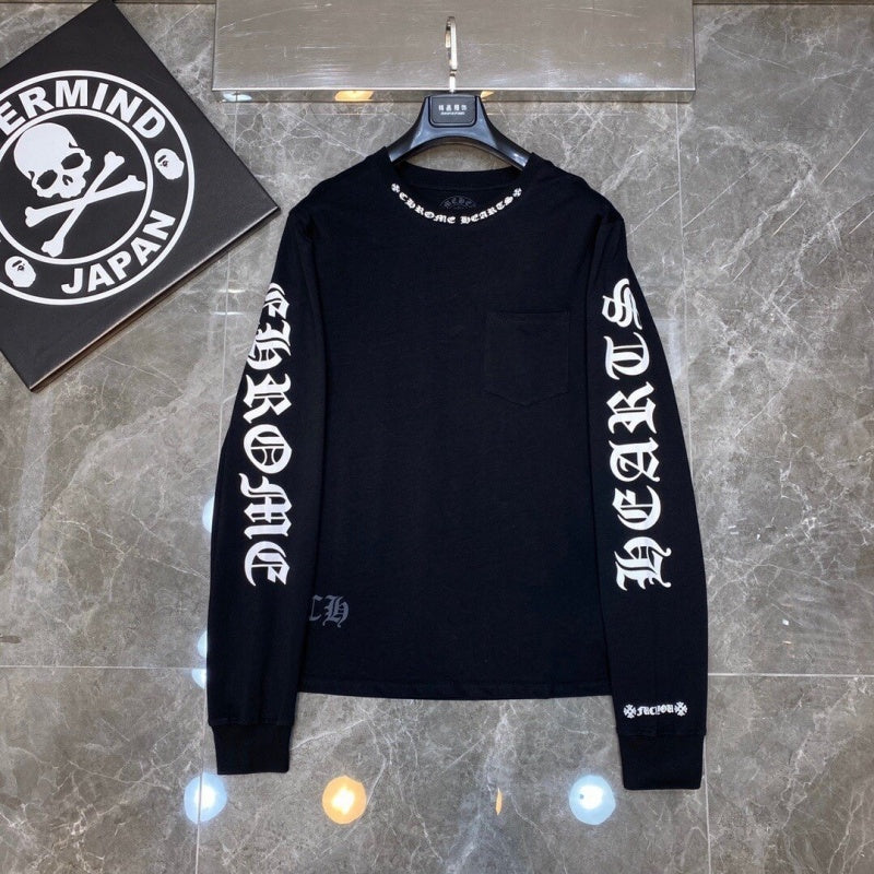 Chrome heart Long Sleeve Shirts High-quality 100% cotton streetwear