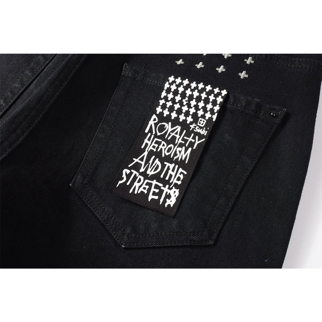 KSUBI Jeans Men's Straight High Street Pants