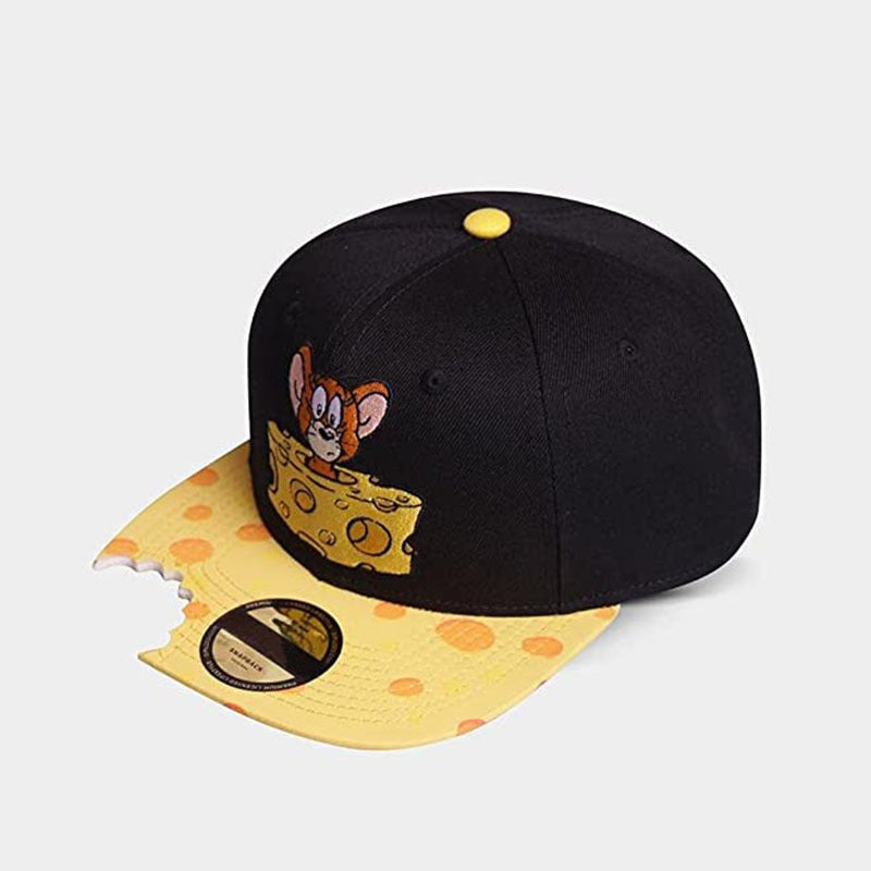 Trendy flat brimmed snapback hats fall and winter cartoon difuzed