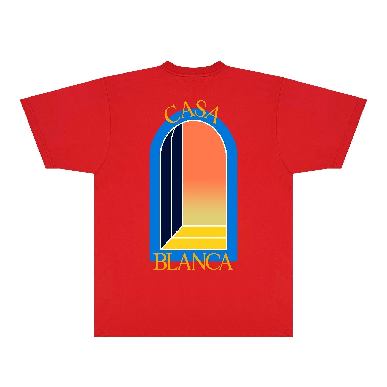Casablanca T Shirts Fashion Print Street