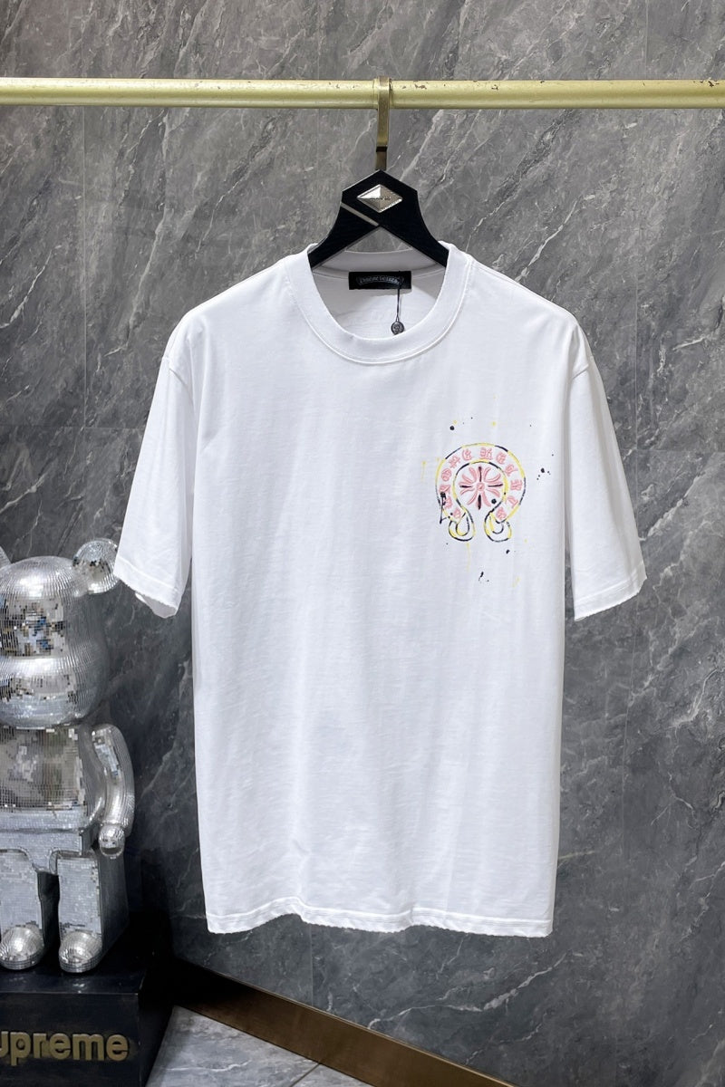 Chrome heart T shirts High-quality 100% cotton streetwear