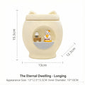 Pet Grave Marker Pet Funeral Urn Cat Dog Memorial Container Creative Pet Souvenir Pot