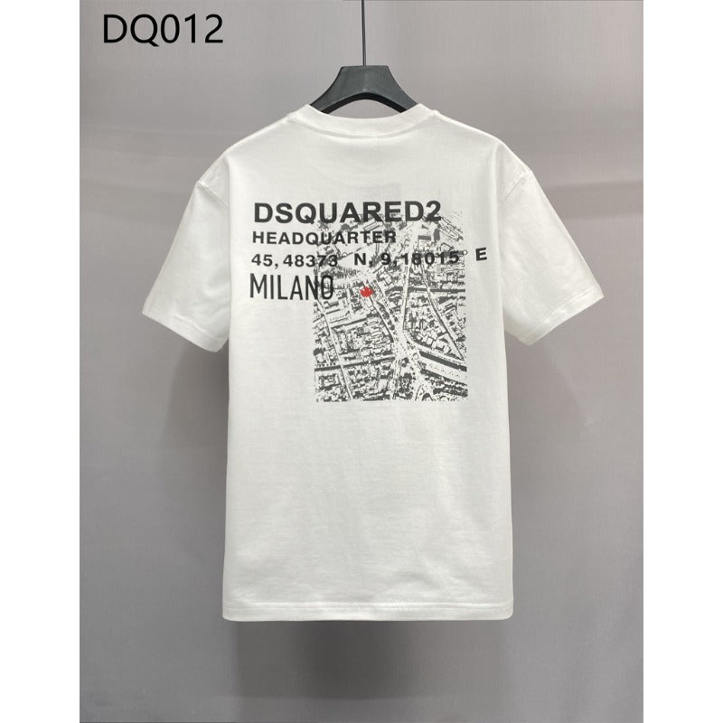 DSQ2 T Shirts Double-Sided Printed Trendy Brand