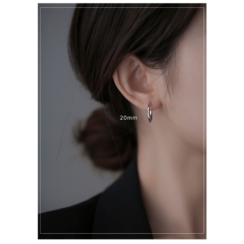 Ear hole earrings Women's bone rings Earrings Ear buckles Advanced sense