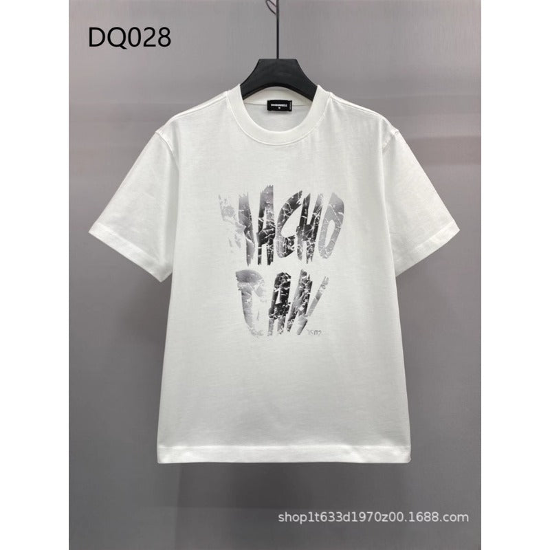 DSQ2 T Shirts DQ028 Printed Trendy Crew Neck