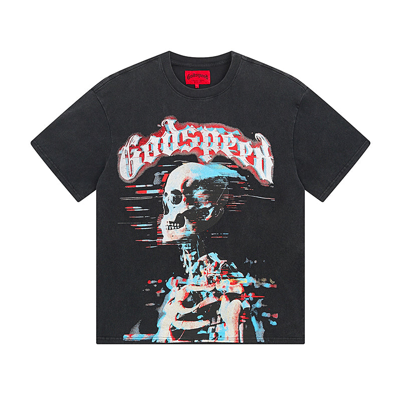 Godspeed T-Shirt Retro Fantasy Pattern