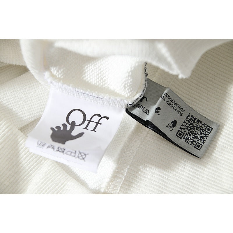 OW hoodie oil painting series arrow hooded