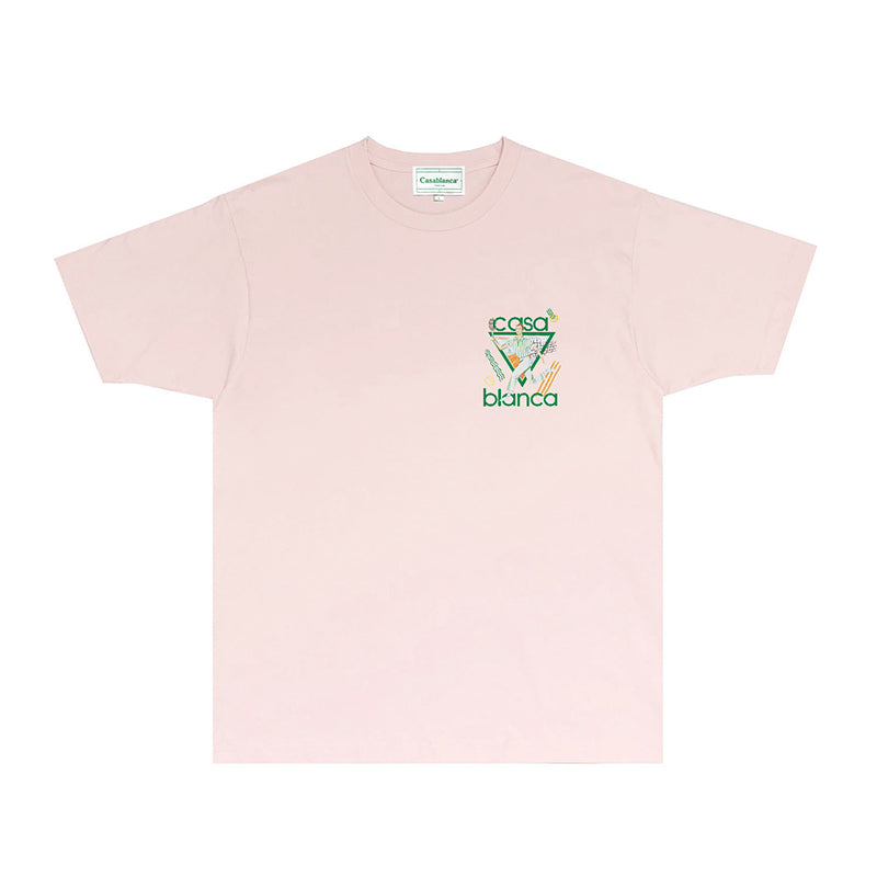 Casablanca T Shirts Fashion Print Street
