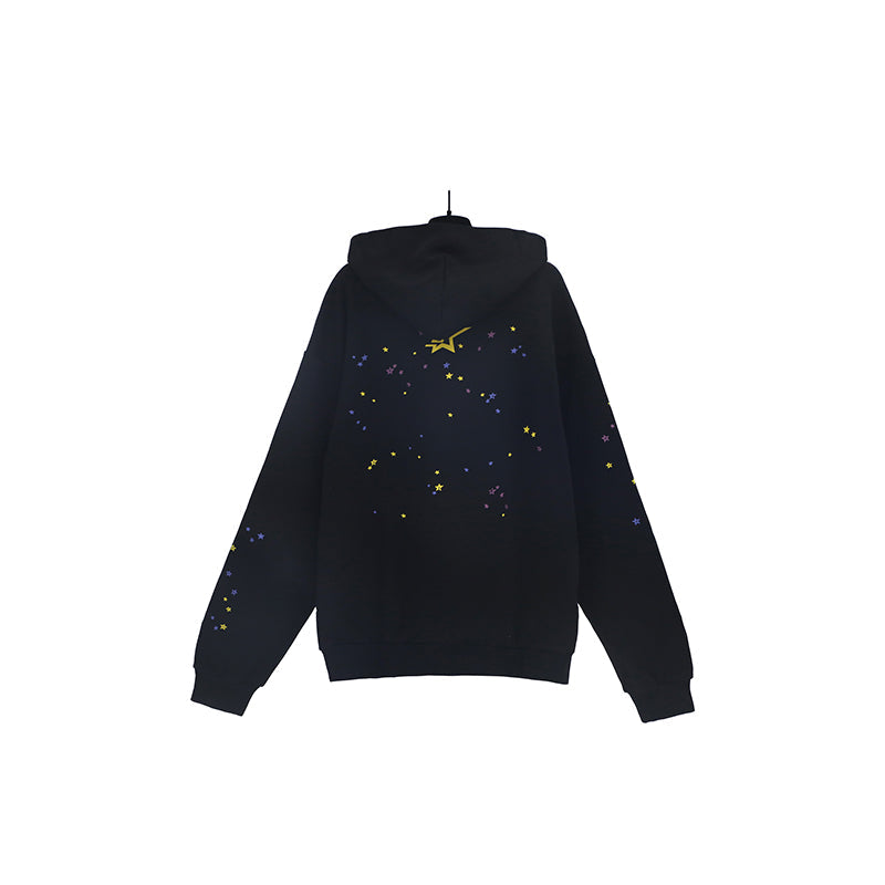 Sp5der Hoodie Cobweb Puff Print Pure Cotton