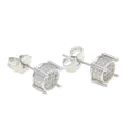 Earrings Zircon Round Earrings Spectrum