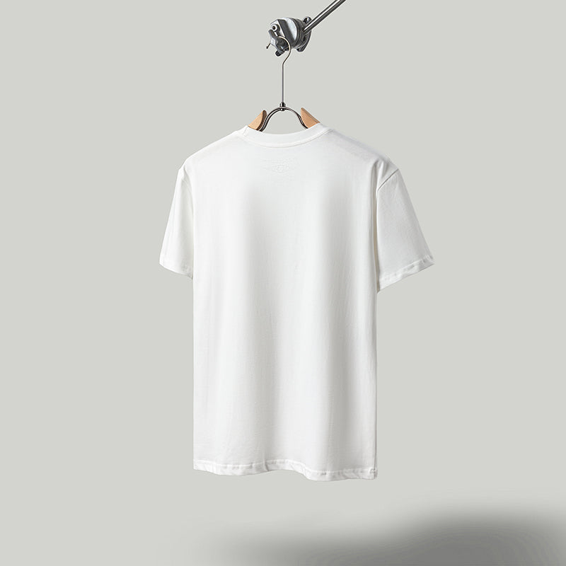 Travis Scott T Shirts x Mitchell x Ness Oregon Duck Hand-Reawn Short Sleeve