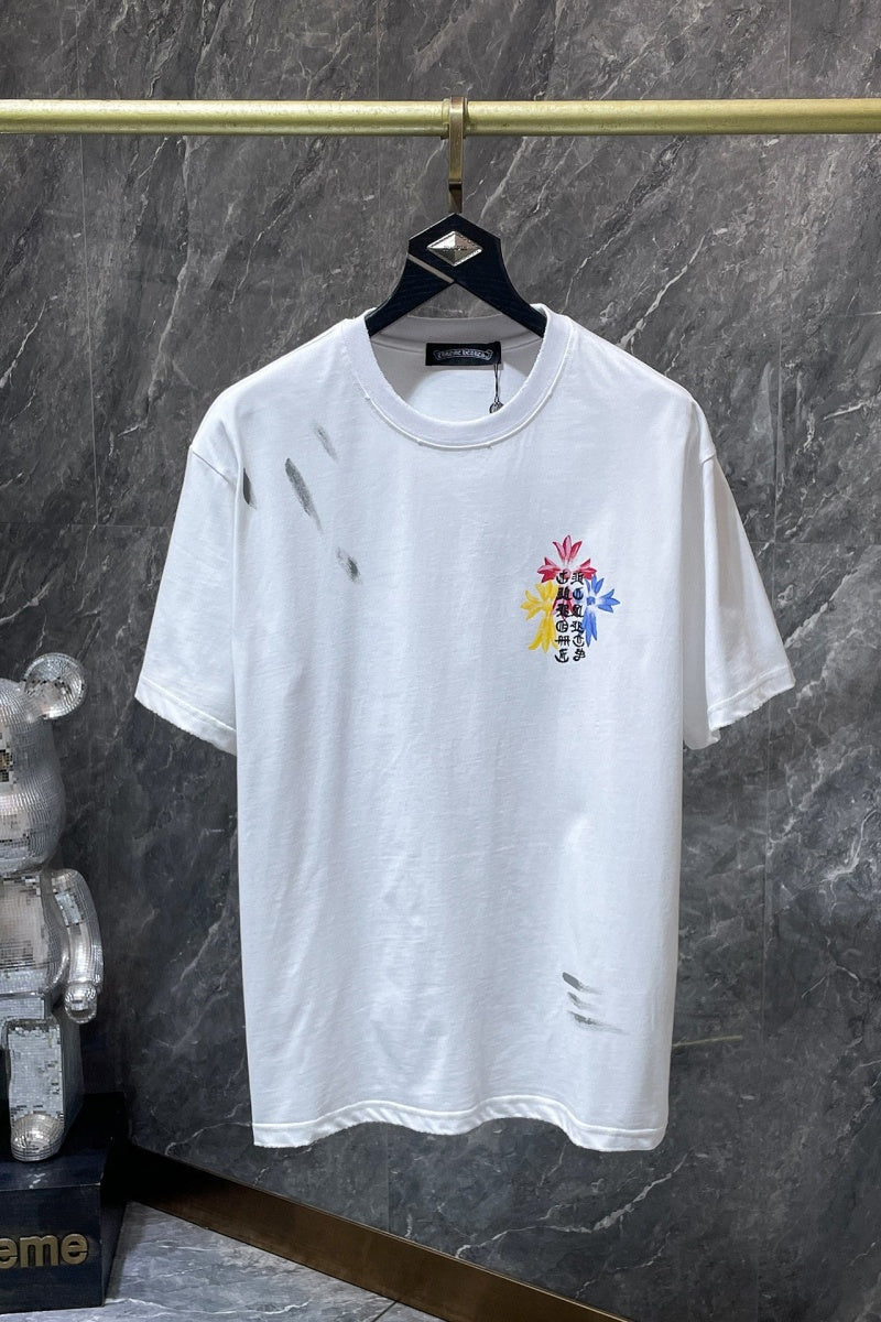 Chrome heart T shirts High-quality 100% cotton streetwear