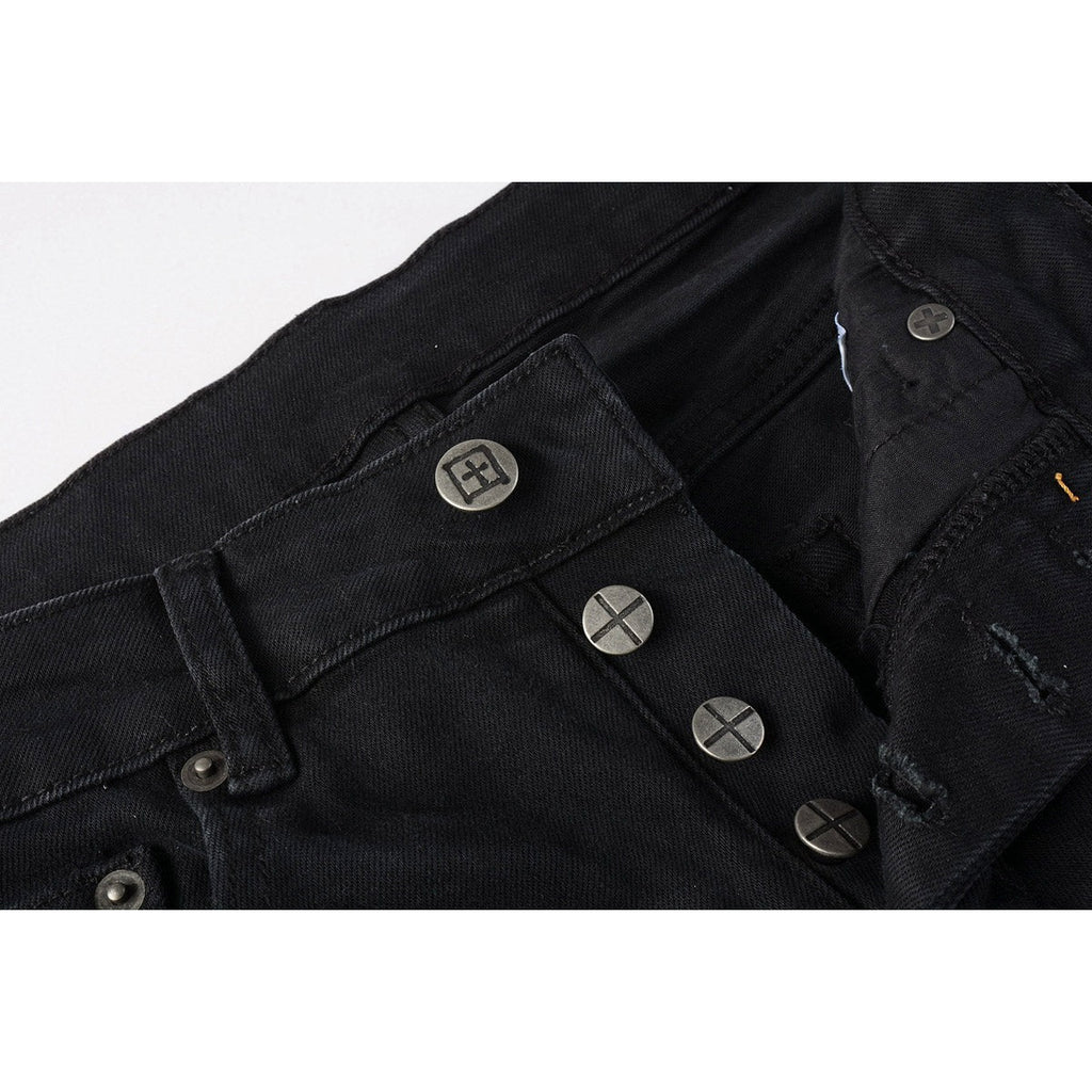 KSUBI Jeans Slim Fit Casual Stretch Jeans