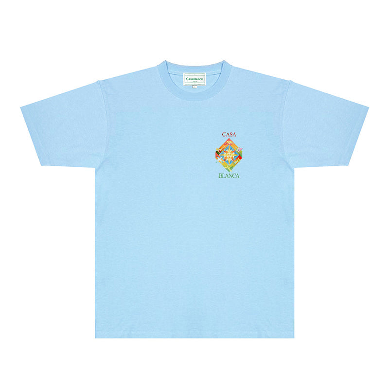 Casablanca T Shirts Fashion Print Street