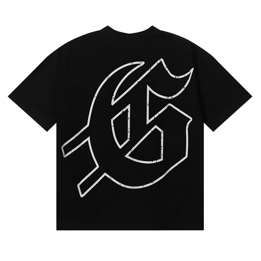 Godspeed T Shirts Skateboard Skull Junior Print Cotton Casual Short Sleeve Men and Women