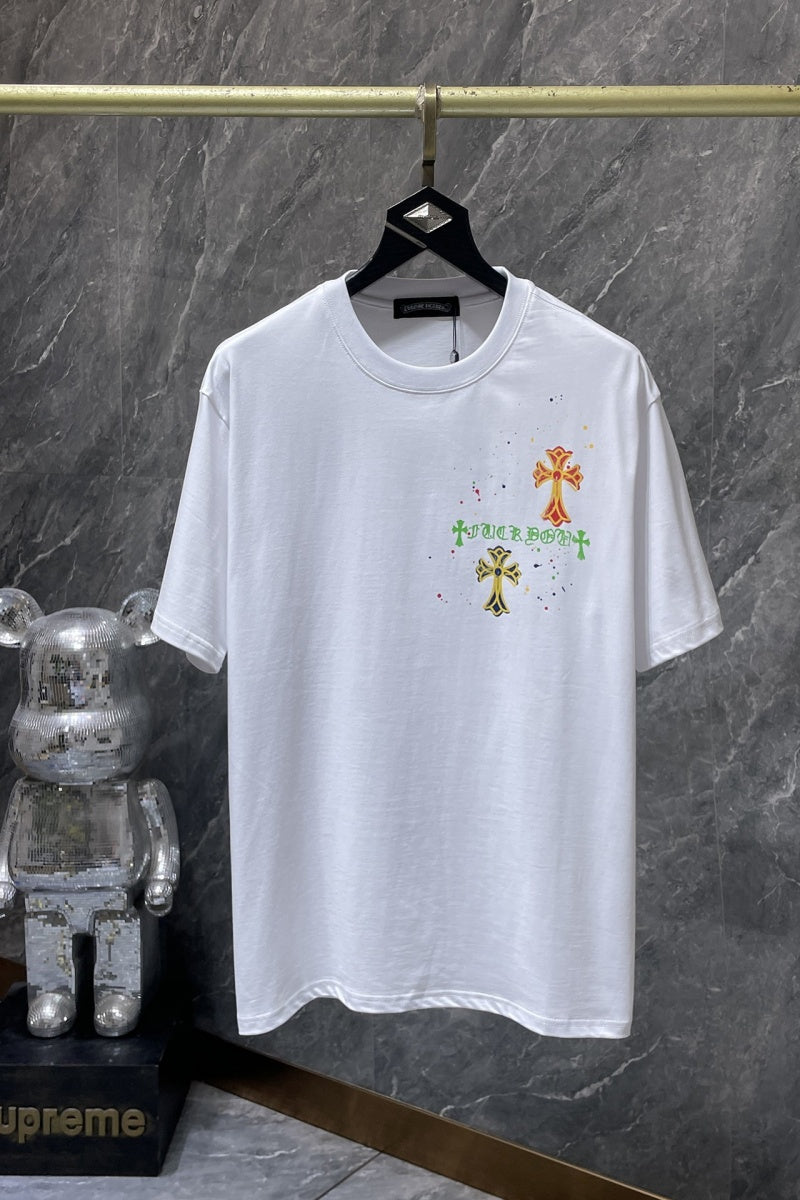 Chrome heart T shirts High-quality 100% cotton streetwear