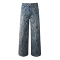 Mens trendy purple jeans, 100% cotton Jeans Rhinestones #100