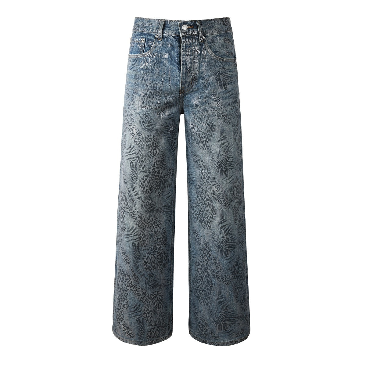 Mens trendy purple jeans, 100% cotton Rhinestones #100