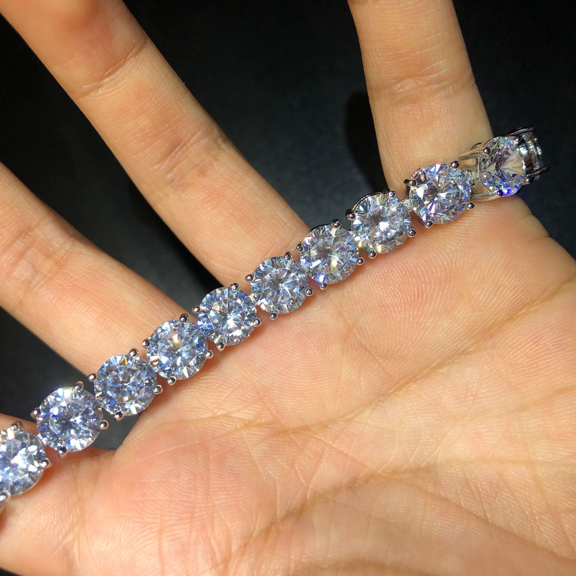 Bracelet Tennis Chain Zircon Coarse Bracelet