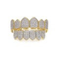 Grillz Electroplating Small Fangs Microinlaid Zircon Vampire teeth Royalty Spectrum