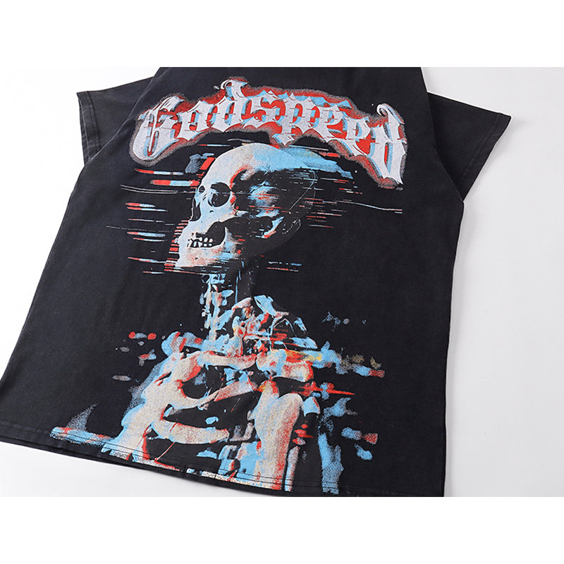 Godspeed T-Shirt Retro Fantasy Pattern