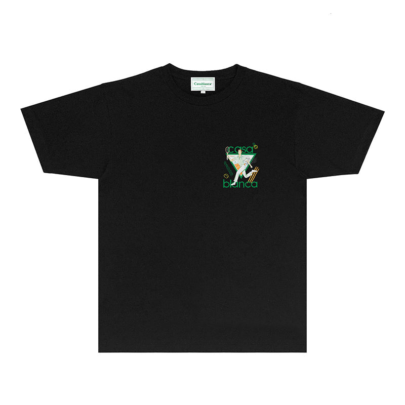Casablanca T Shirts Fashion Print Street