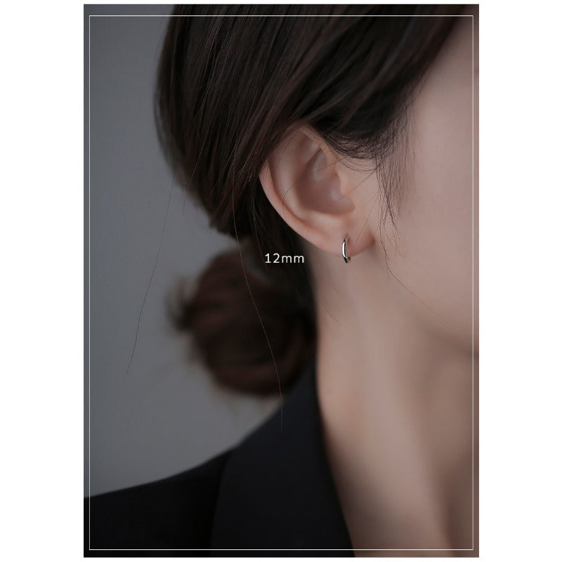 Ear hole earrings Women's bone rings Earrings Ear buckles Advanced sense