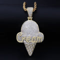 Jewelry Copper Microencrusted Zircon Jewelry Necklace Hip Hop Spectrum St. Valentine's