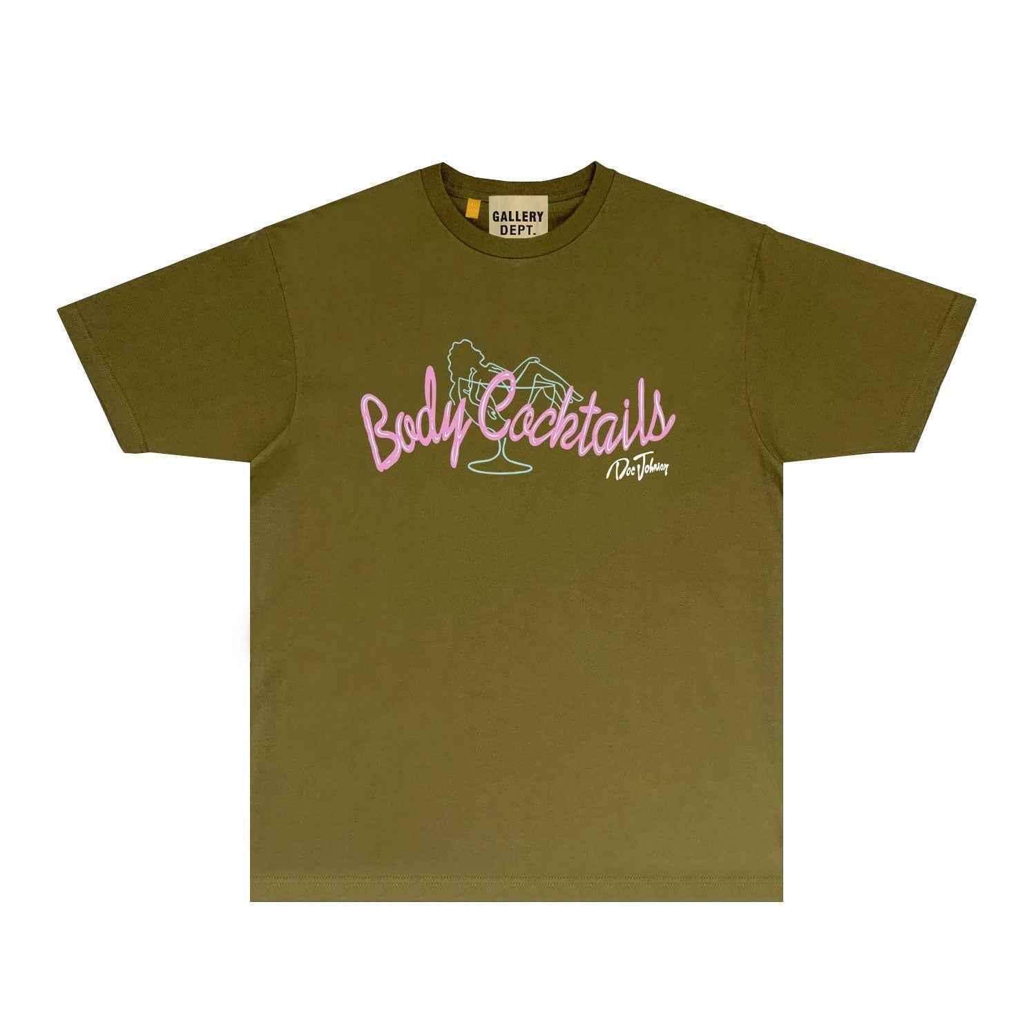 Gallery Dept T Shirt Retro Printed Loose Short-Sleeved Shirt (part2)