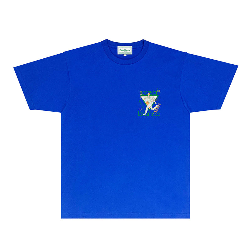 Casablanca T Shirts Fashion Print Street