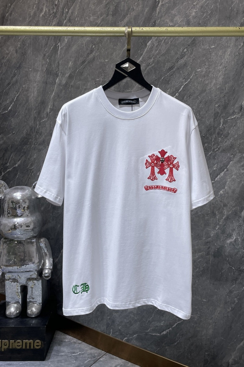 Chrome heart T shirts High-quality 100% cotton streetwear