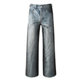 Mens trendy purple jeans, 100% cotton Jeans Rhinestones #102