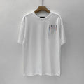 Amiri T Shirt Colorful Splash Ink Casual round Neck Short Sleeves T-shirt
