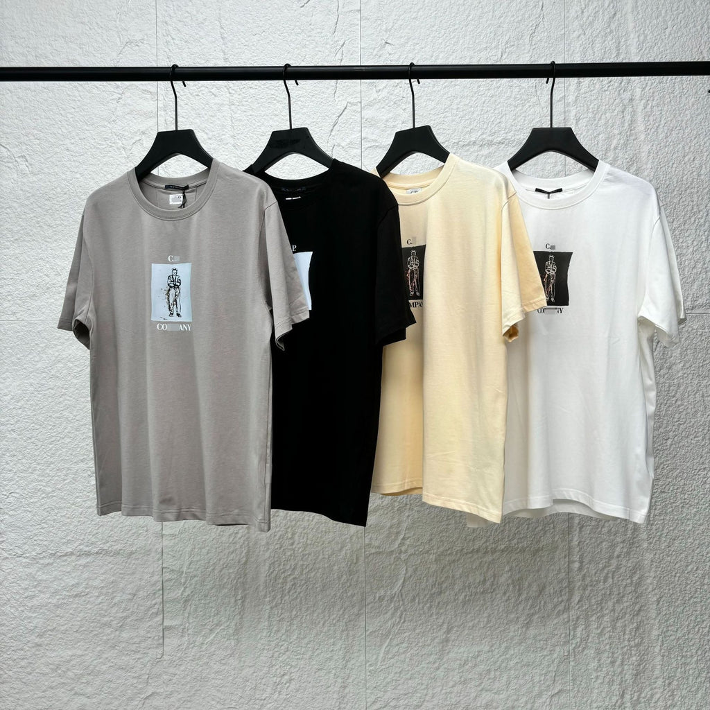 Cp Company T Shirts Summer Men's Casual Sports