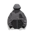 Unisex Jacket Vintage Shell Jacket Men's Hooded Hooded Jacket Casual Jacket