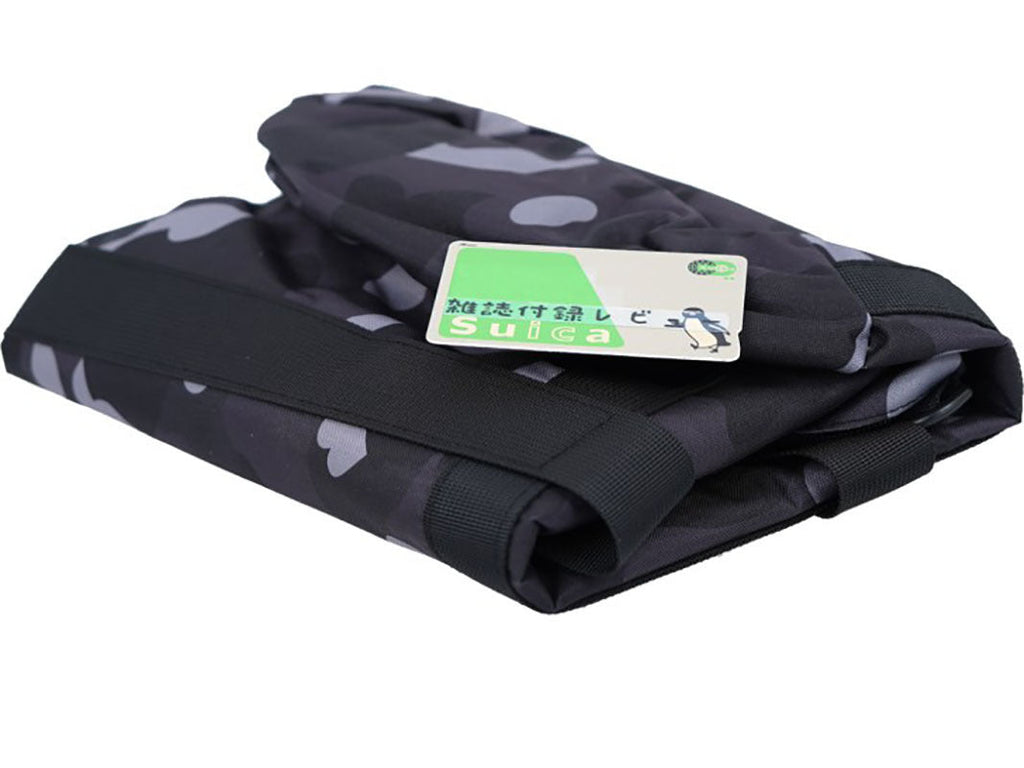 BAPE Bag black and white camouflage