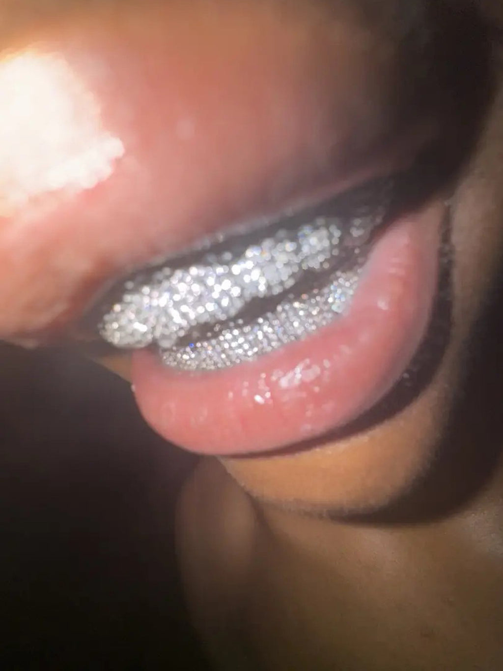 Grillz Hip-Hop Rock Hip Hop Braces Real Gold Plated 10 Tooth Micro-studded Diamond Cross Border Hiphop Braces Halloween Hip Hop Ornament
