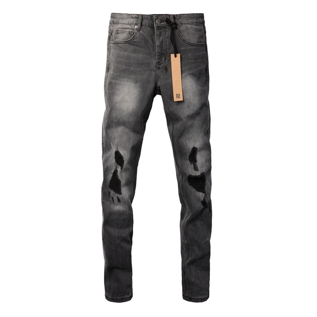 KSUBI Jeans Slim Fit Casual Ripped Jeans