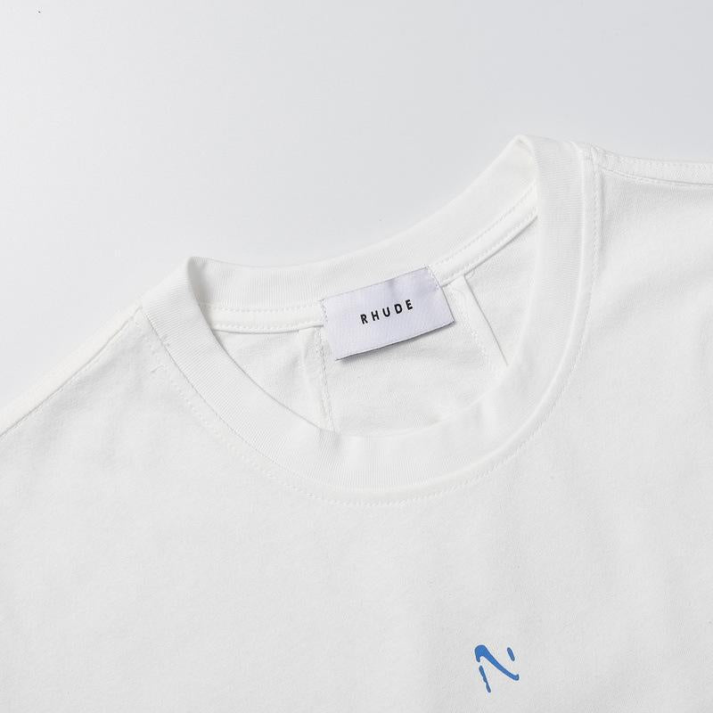 Rhude T Shirt Leopard Print Short Sleeve T-Shirt