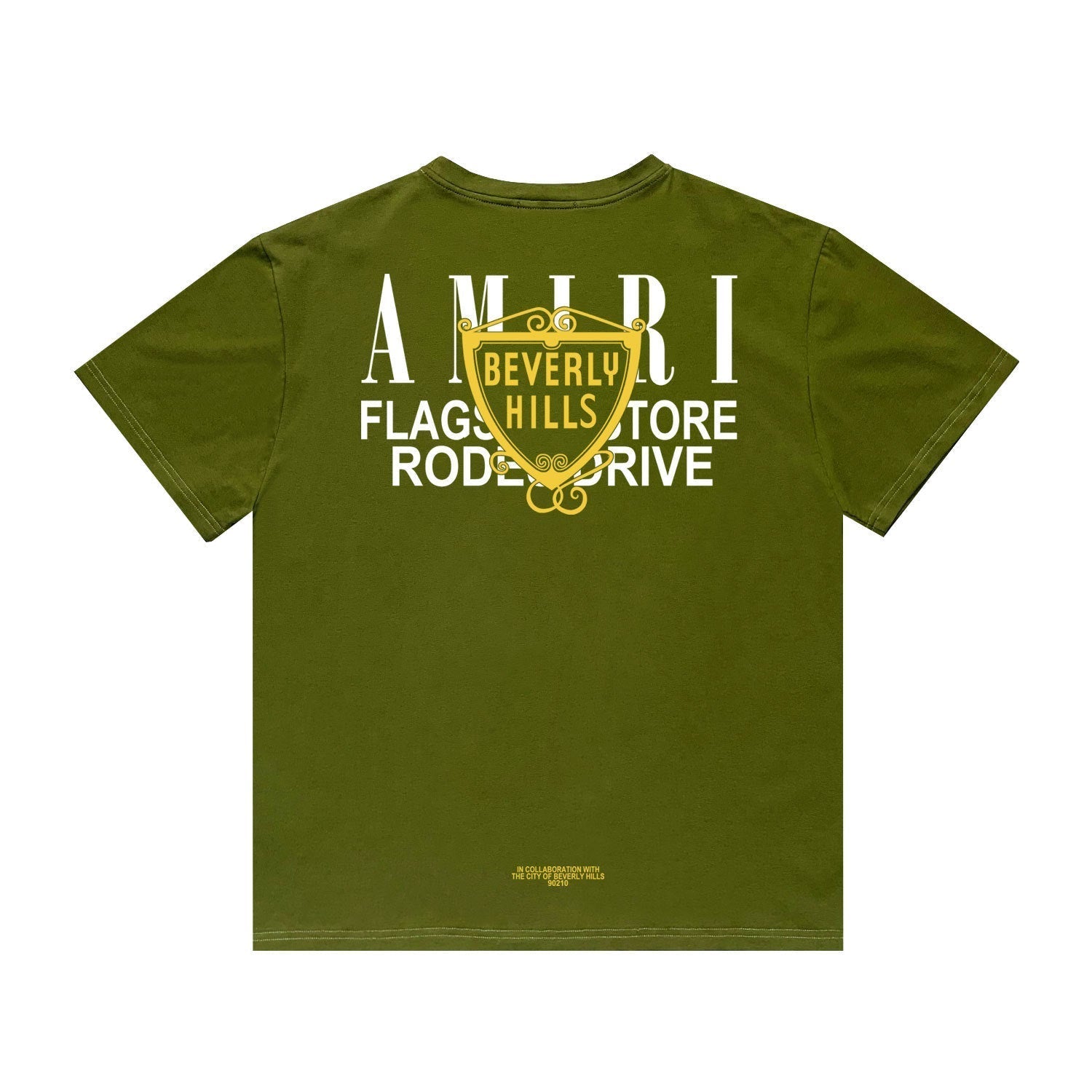 Amiri T Shirt Printed Casual Hip Hop High Street round Neck Short Sleeve T-shirt
