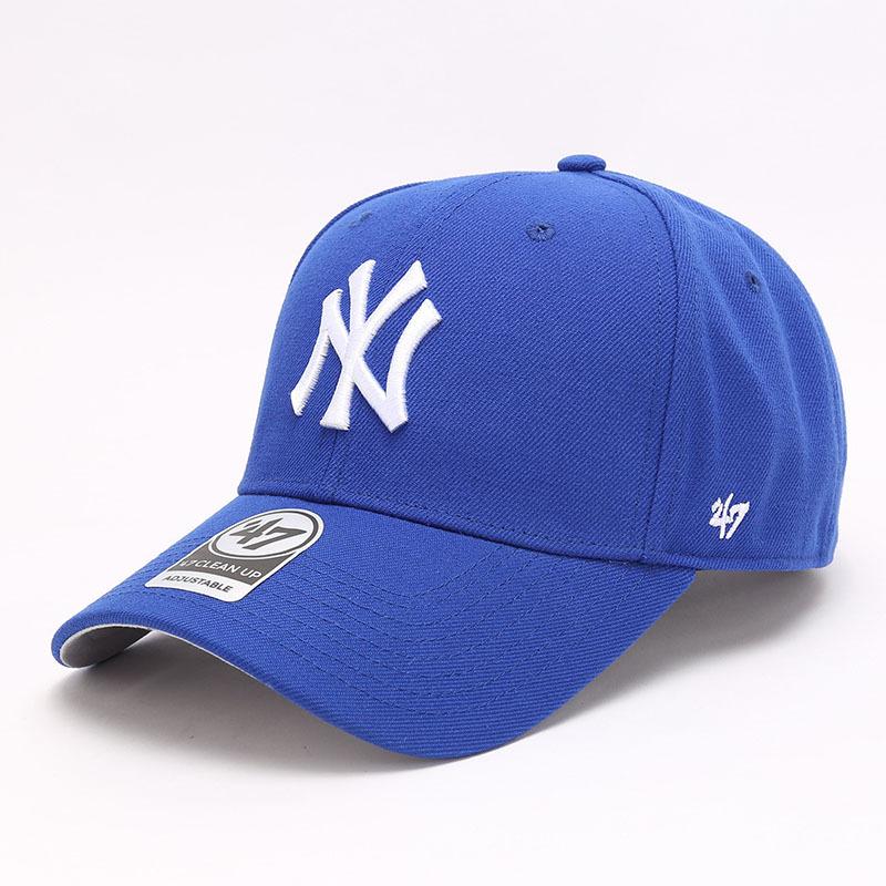Dodgers and Yankees Baseball Cap Baseball Hat Men's Peaked Cap Curved Blue