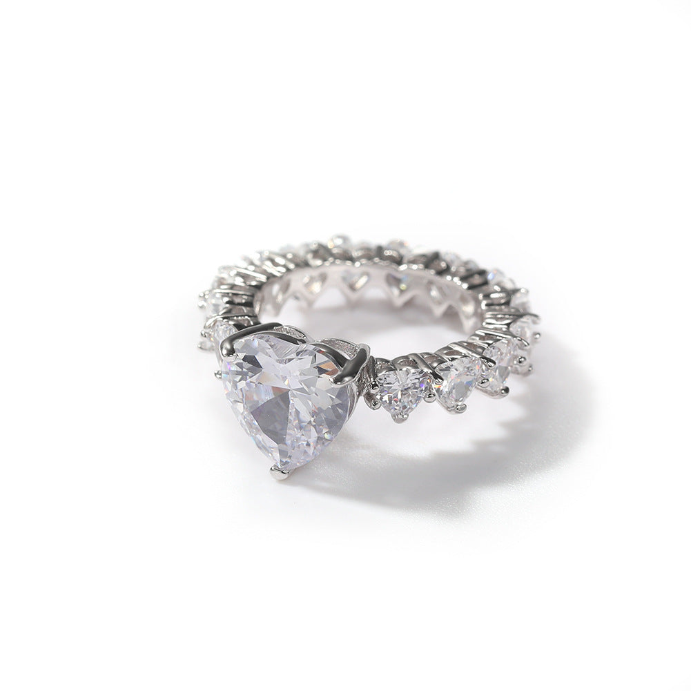 Rings Zircon Ring Full of Zirconium St. Valentine's Spectrum