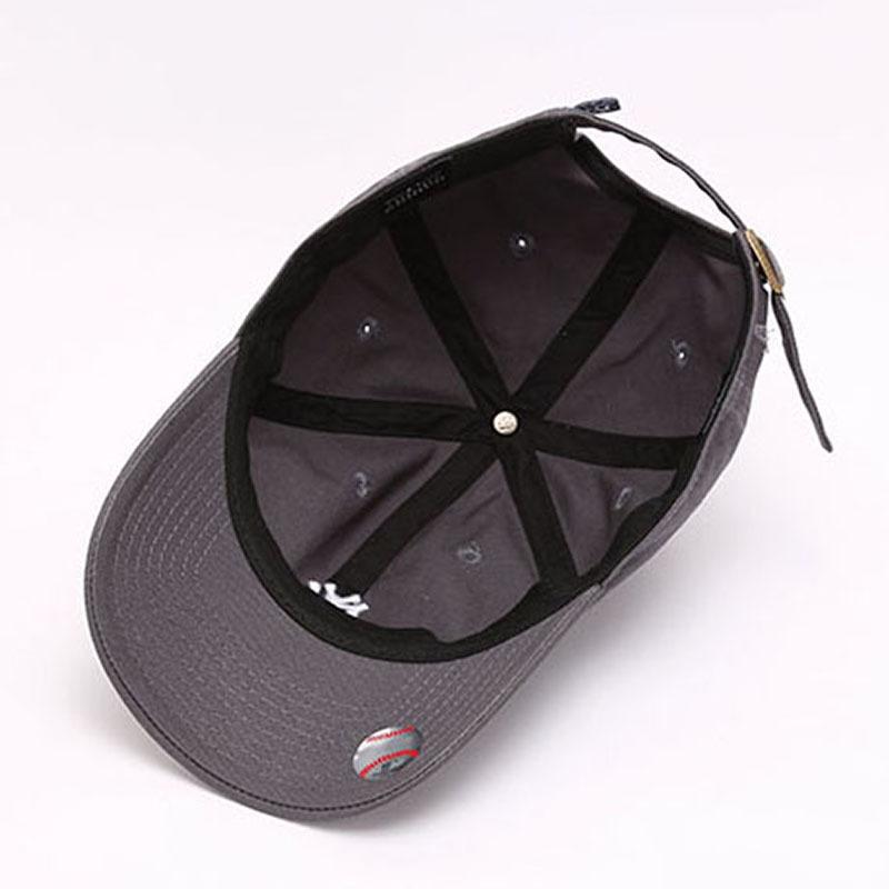 Dodgers and Yankees Baseball Cap 47brand Baseball Cap Female Summer La Embroidered NY Peaked Cap Male Gray